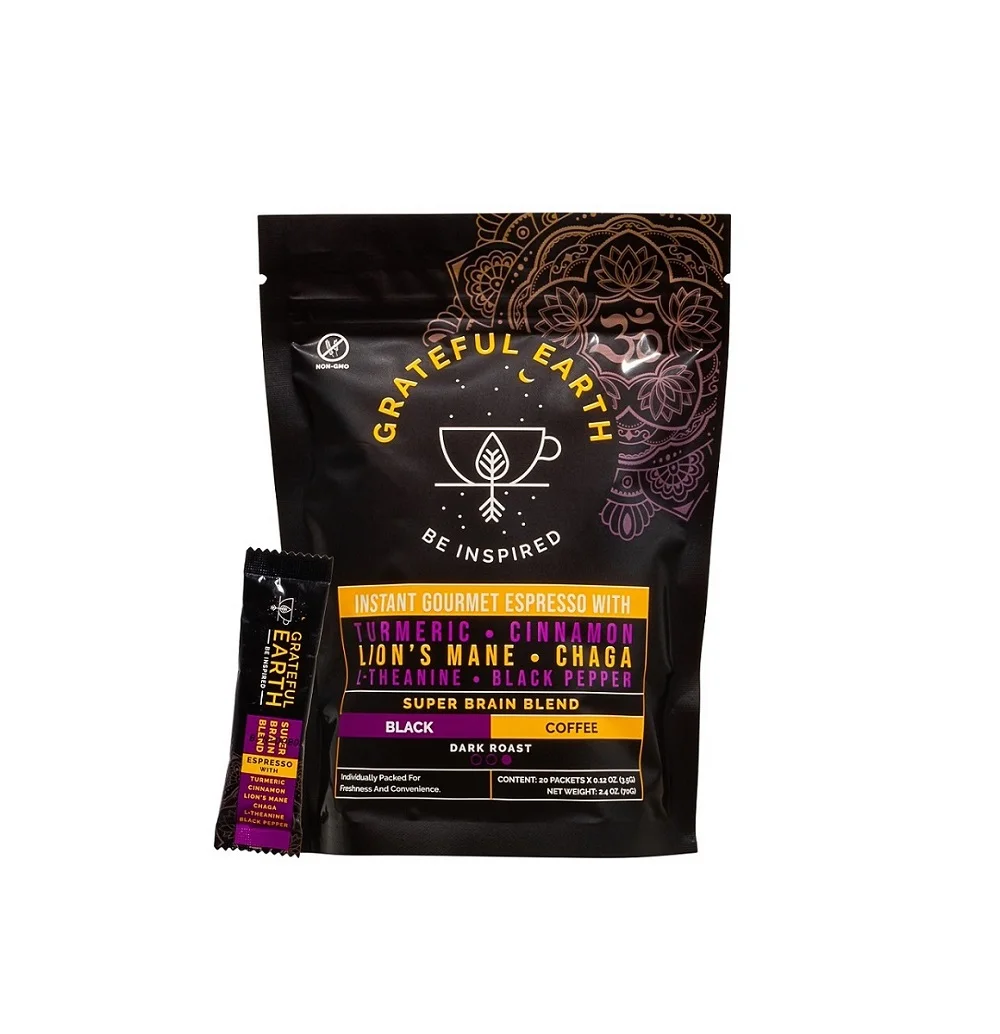 Грандиозная смесь земли эспрессо Super Brain растворимый кофе