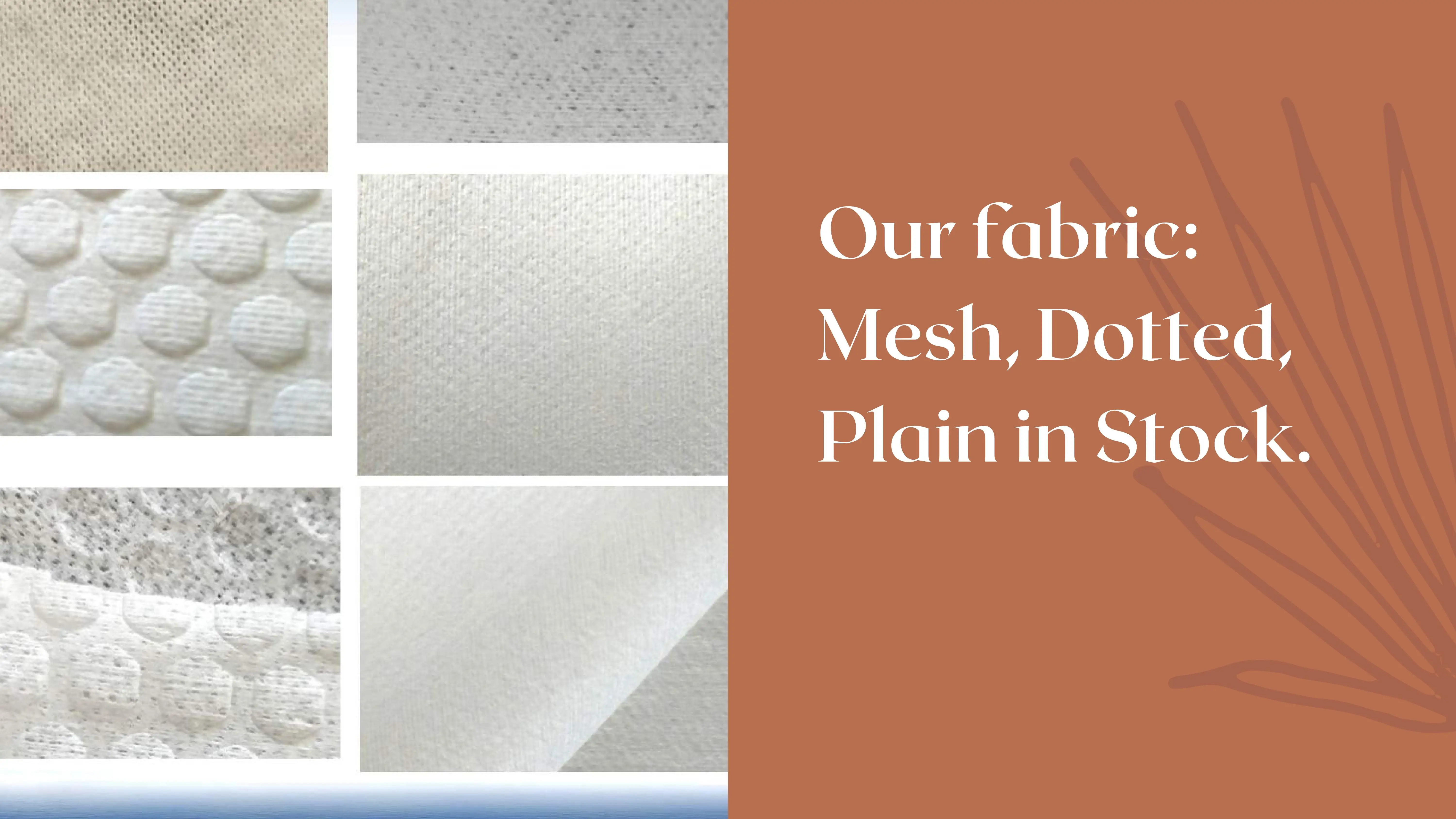 100% Biodegradable Wood Pulp Spunlace Non Woven Fabric for Wet Wipes