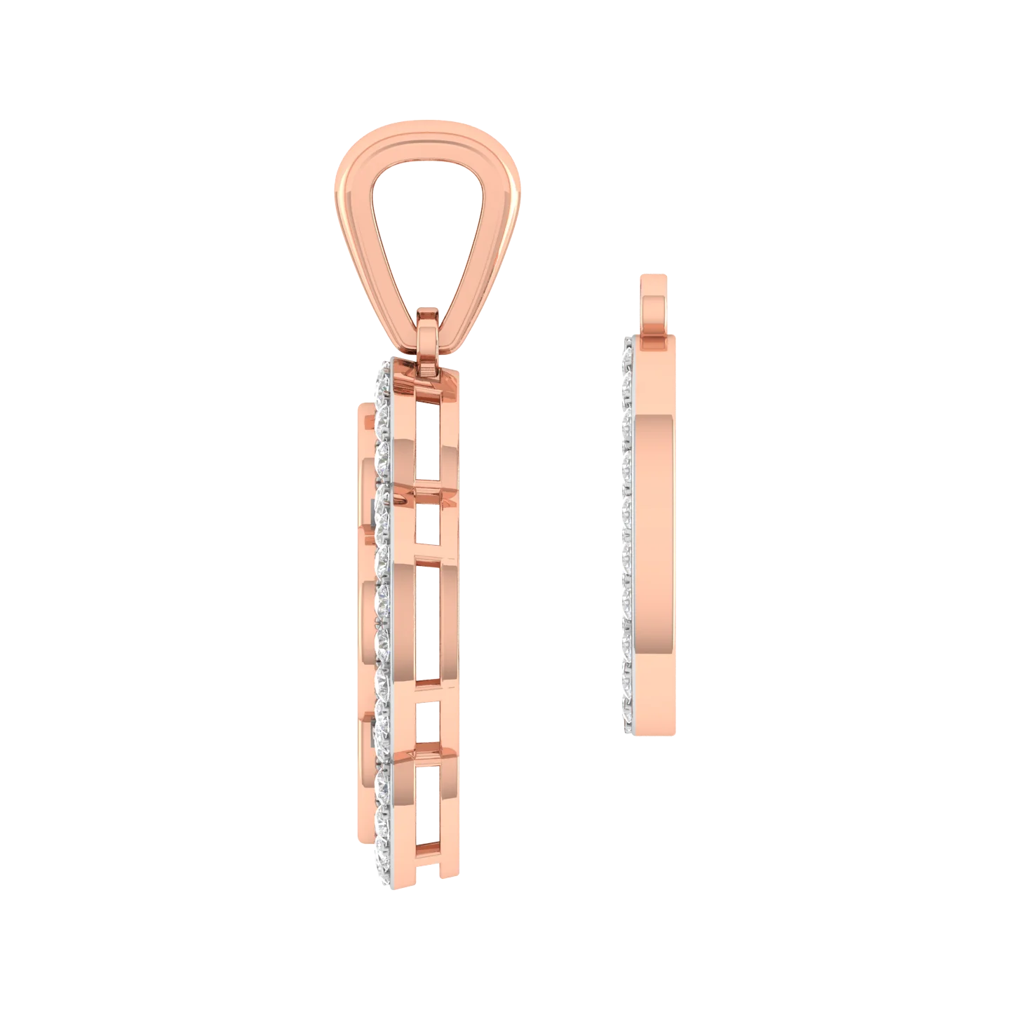  Classic18k розового золота одежда на свадебную вечеринку возраст от двух до семи лет клевера естественную форму с алмазными подвесками замшевые женские ботинки для женщин в тонкие золотые ювелирные изделия