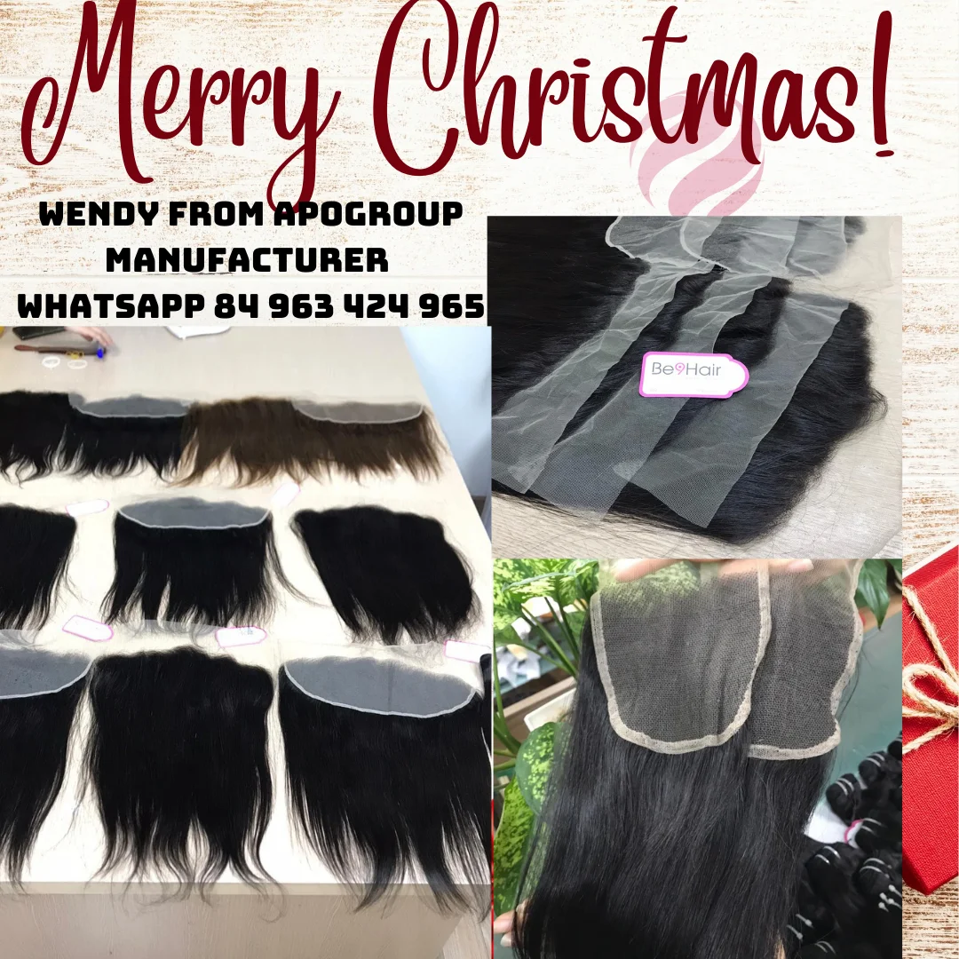 Closure and frontal HD Transparent Swiss Lace  Make from 100 Percent Human hair Extensions Match With Skin