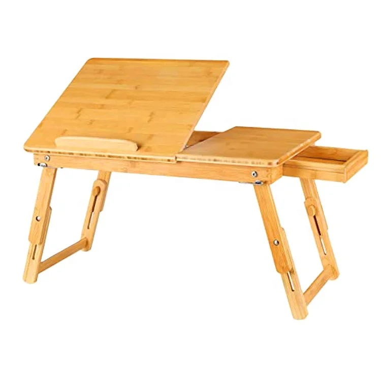 
Laptop Desk Bed Tray Table Bamboo for Writing Reading Eating 