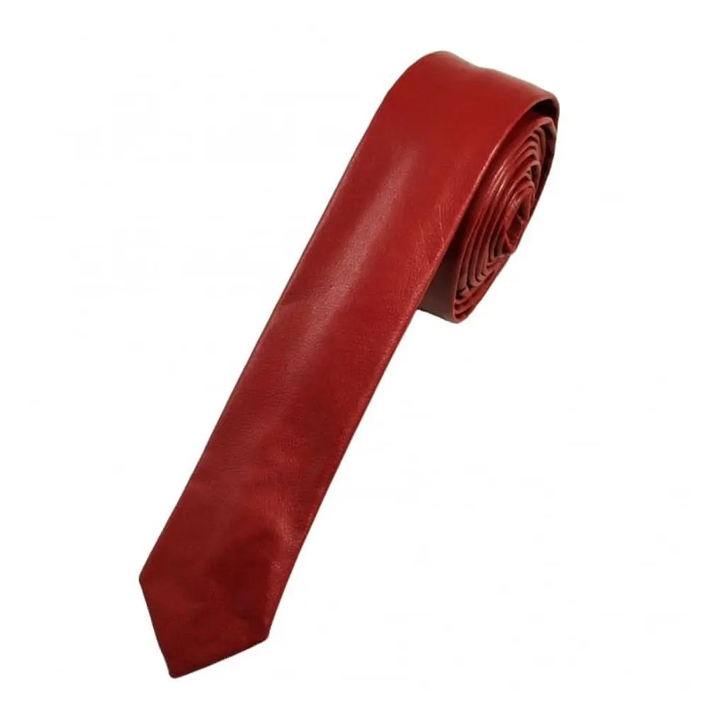Галстук-бампер из натуральной воловьей кожи унисекс