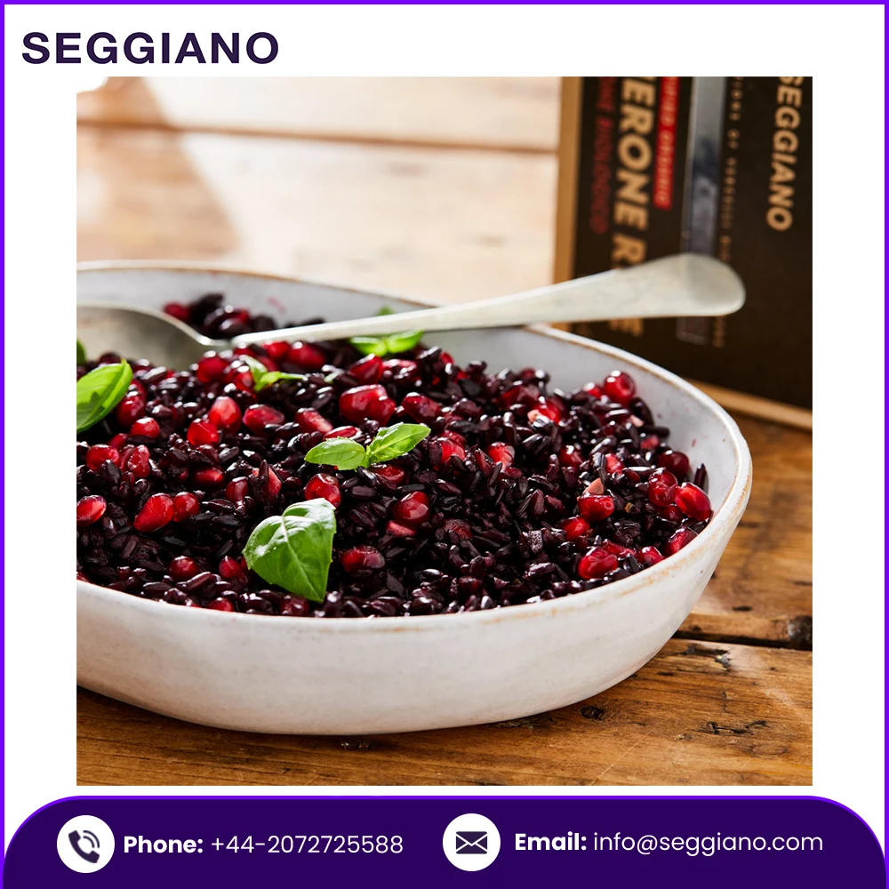 High Quality Italian Factory Direct Sale Seggiano Black Venus Rice 500g