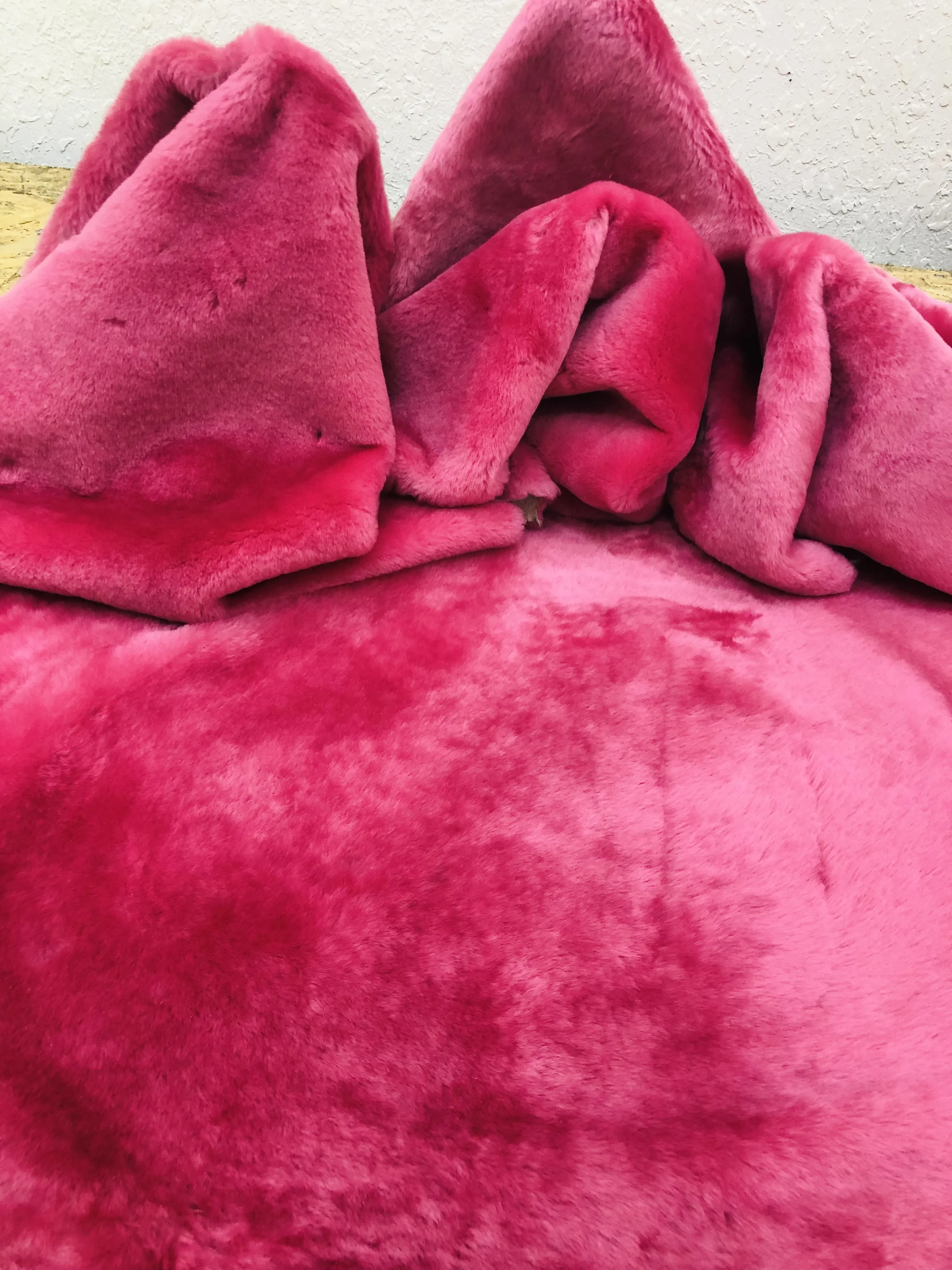 Semi-Finished Shoes Hair Shine Special Treatment h 0.9 - h 1.3 Refined Sheepskin For Sewing Shoes/Covers/Slippers