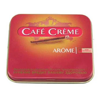 
Cigar aluminium metal tin can box food grade custom design offset printing 