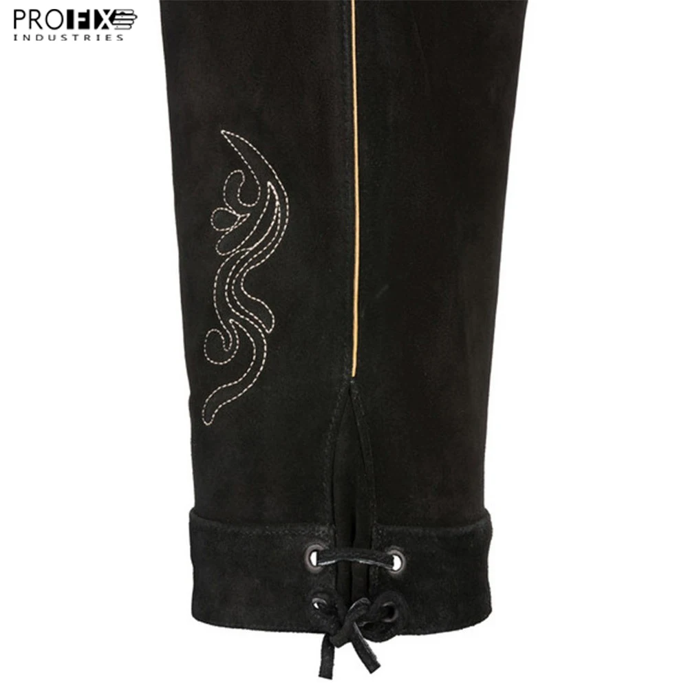 New 2022 Trachyte Wears Oktoberfest Lederhosen Wholesale Price OEM Best Quality leather Pants Knee Length
