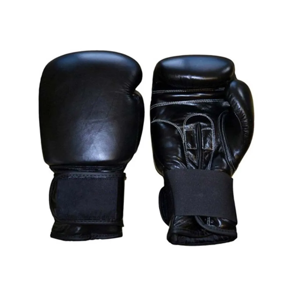 Высококачественные персонализированные перчатки из коровьей кожи для тренировок по боксу матовые черные 7 унций MMA тренировочные боксерские