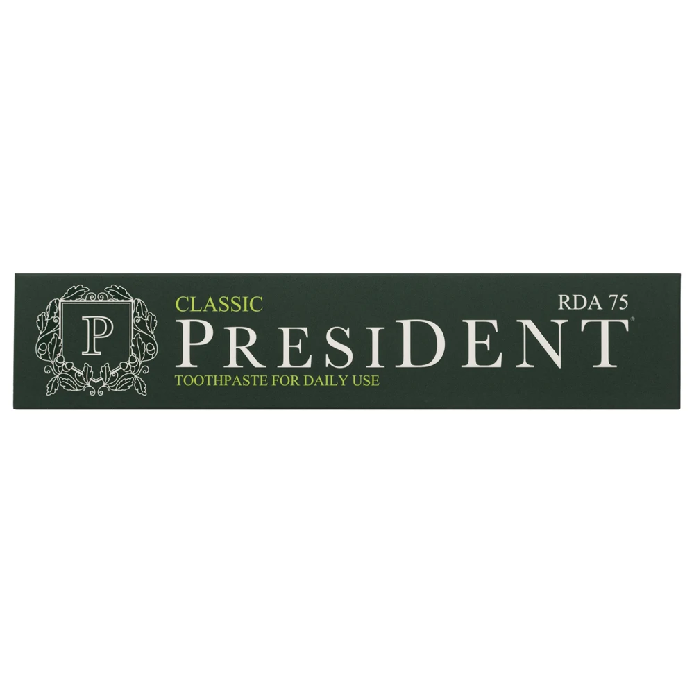 Toothpaste PRESIDENT Classic (75 RDA) 75 ml overseas distributors wanted