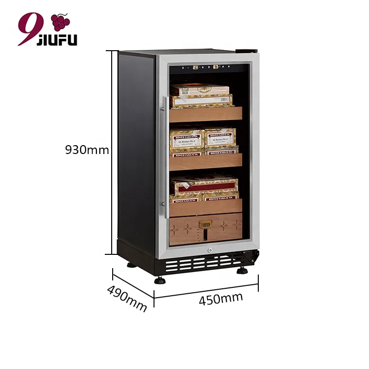 NewAir 400 Count Electric Cigar Humidor Stainless Steel with Digital Temperature Controls cigar humidors