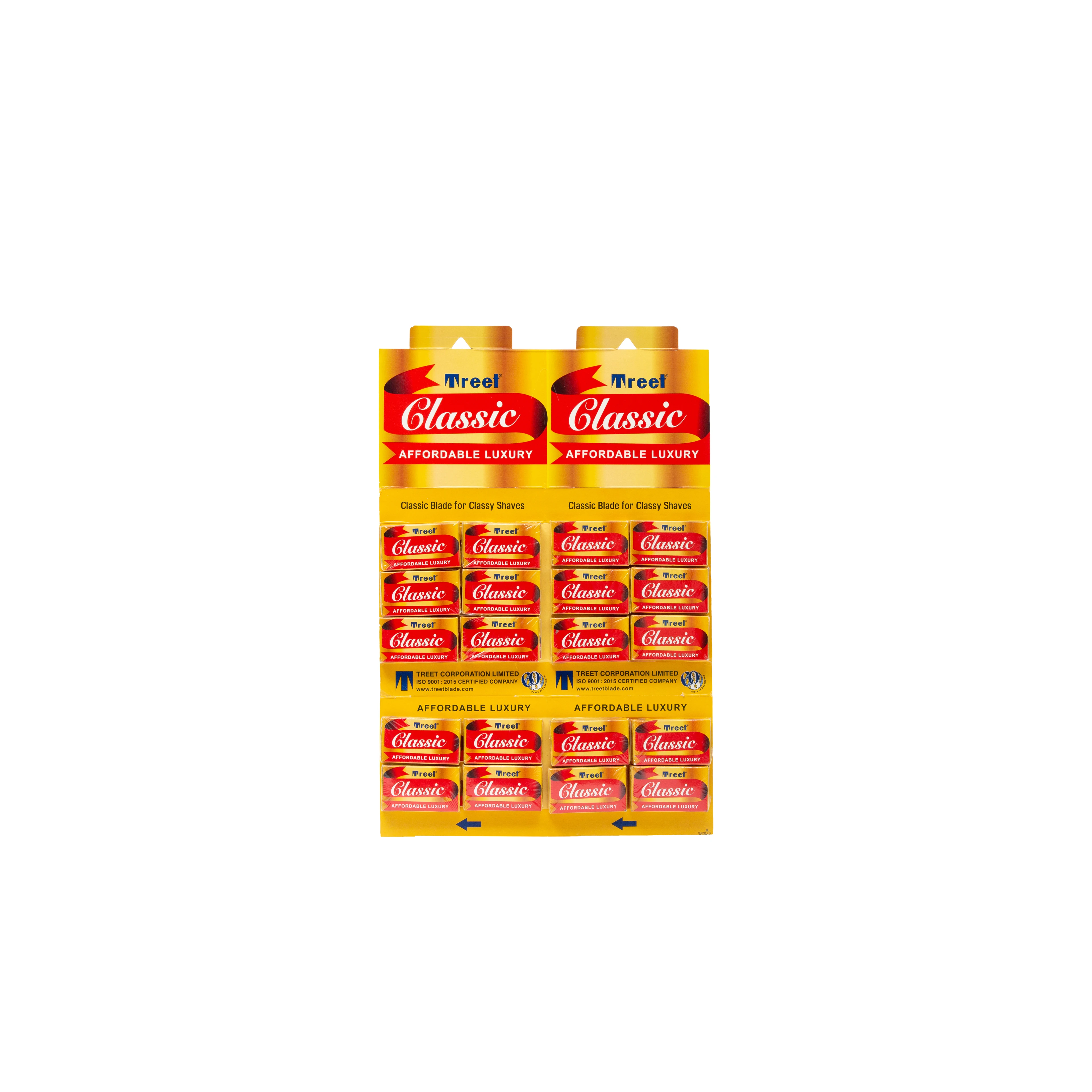 Классическая 200 бритвенные лезвия Treet
