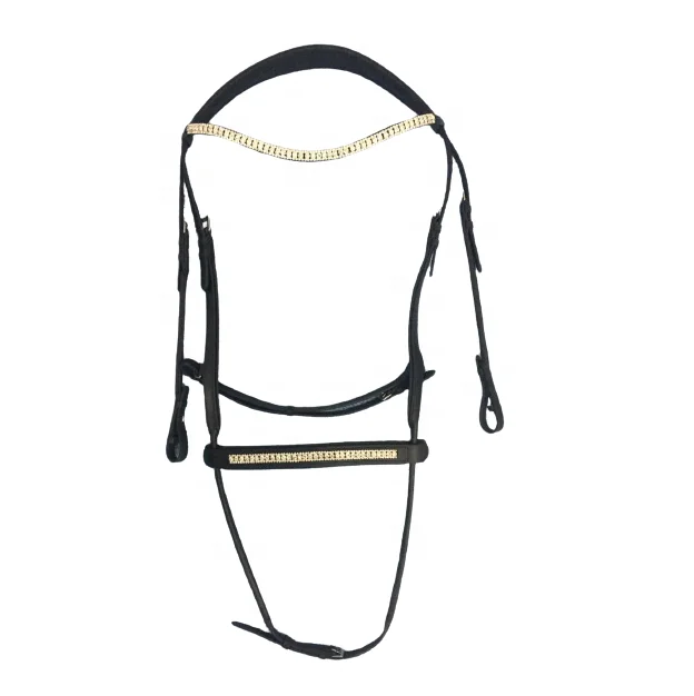 High Quality Equine Bling Rhinestone Leather Horse Bridle