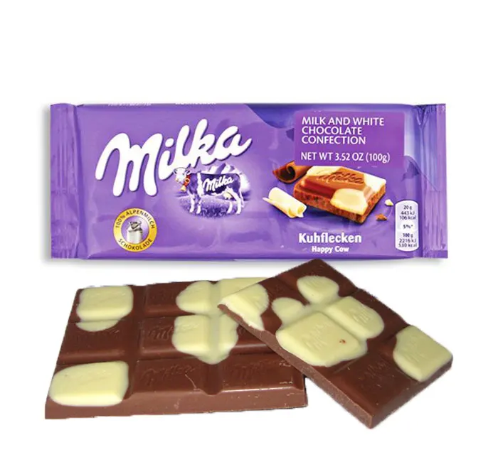 Лидер продаж шоколадные бруски Milka
