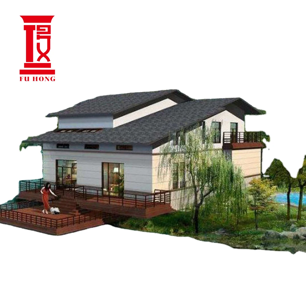 Fuhong Wholesale 20ft economical customized size prefabricated wooden house prefab container house