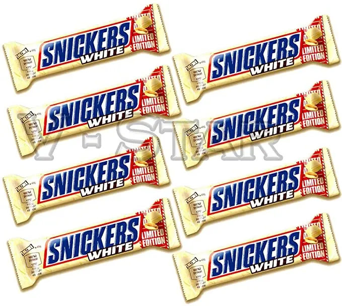 Snickers White Protein Bar (1 piece)- 20g of protein with Peanuts Caramel and Real Milk Chocolate