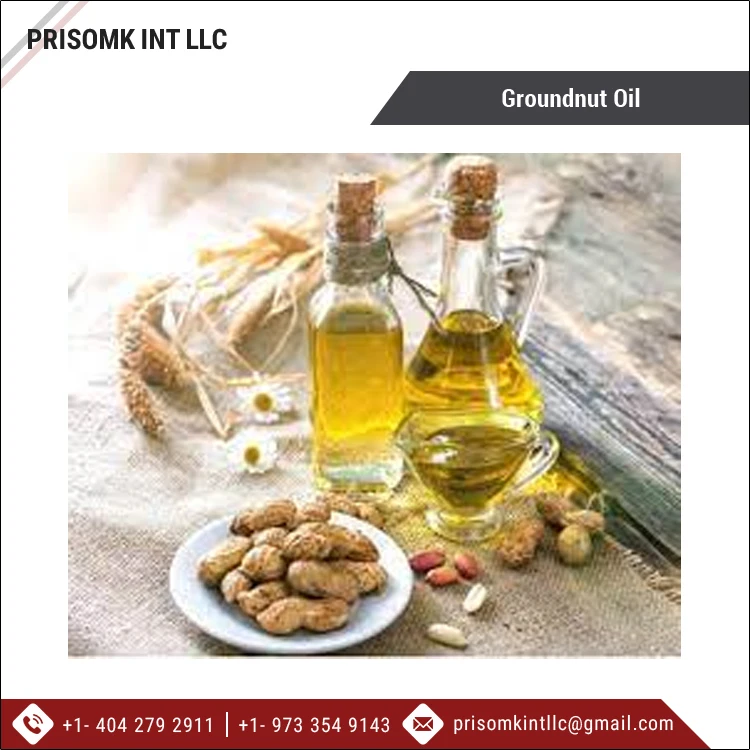 Wholesale Supplier of Good Quality 100% Pure Refined Groundnut Oil for Cooking / Frying / Baking