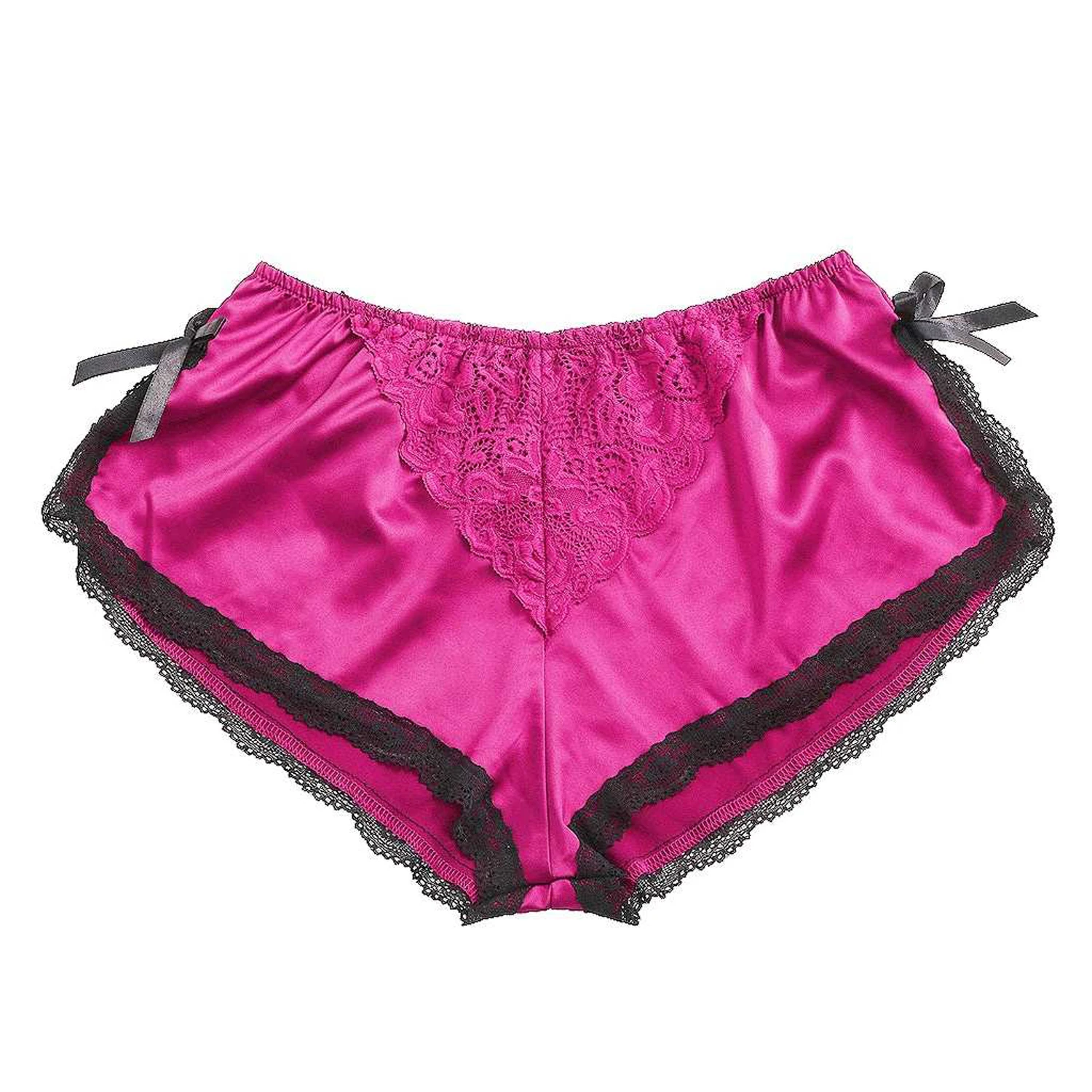 Accel Wear Custom Booty Short Comfortable Women Satin Shorts New Silk Satin Sexy Floral Breathable Lace Shorts