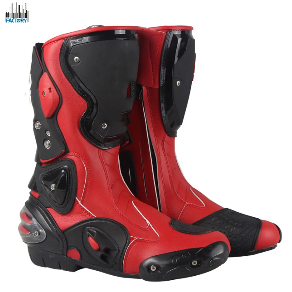 Motorbike Riding motocross shoes cheap price Motorbike Riding leather boots manufacturers