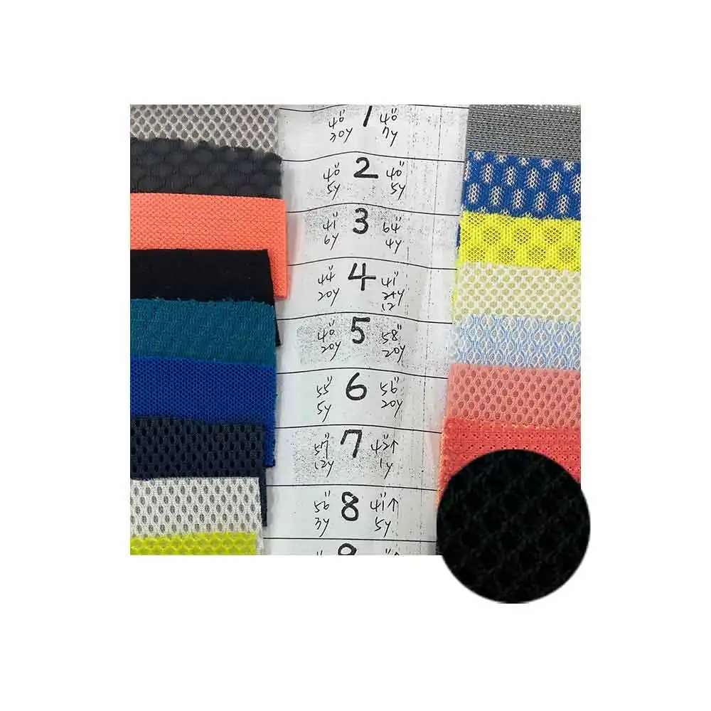 sandwich mesh custom digital print power mesh fabric for uv backpack