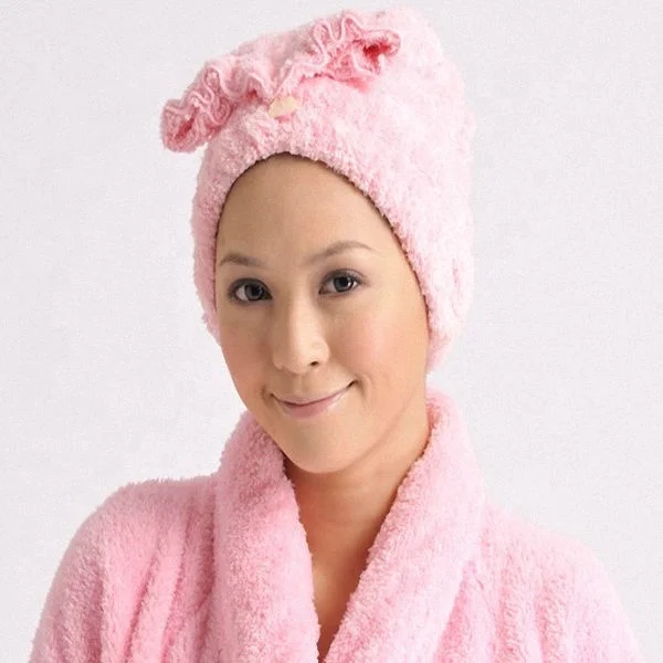 Hot Sale New Design Super Absorbent Microfiber Drying Towel Turban Women For Hair Towel Wrap