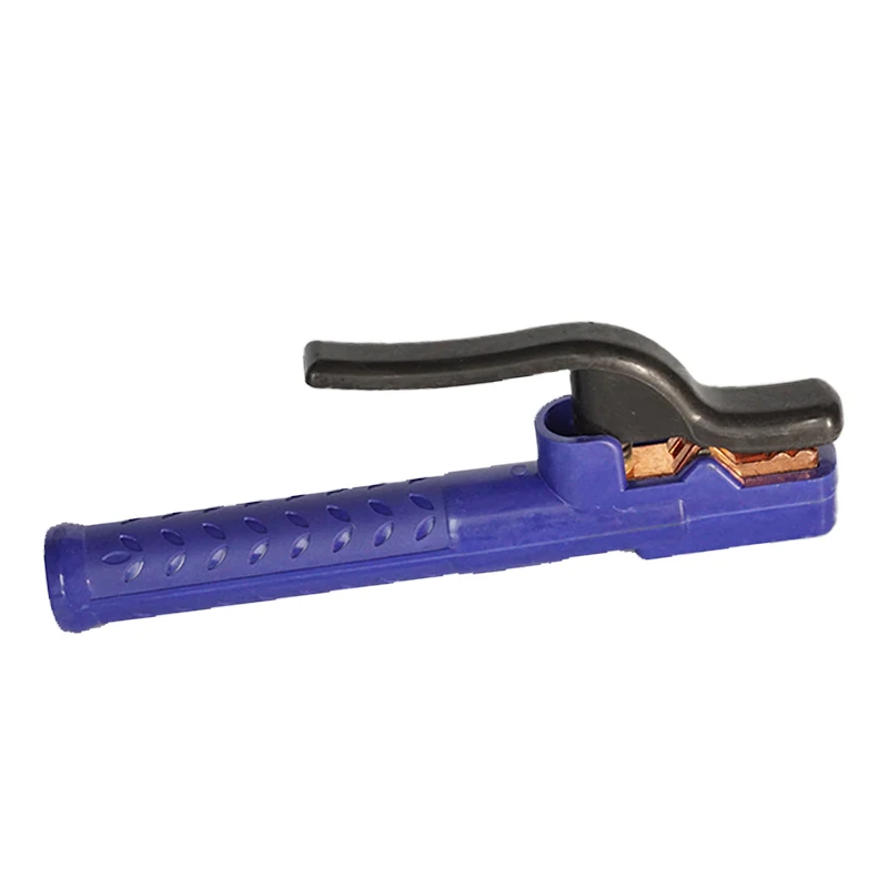 Type Yellow Blue Arc Not Easy Generate Heat Light Weight Clamp Welding Electrode Holder