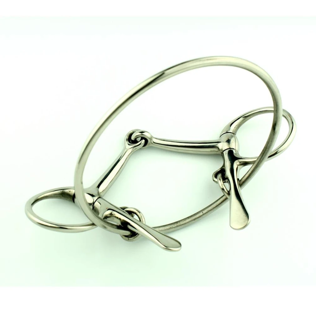 High quality stainless steel horse racing ring bit 2024