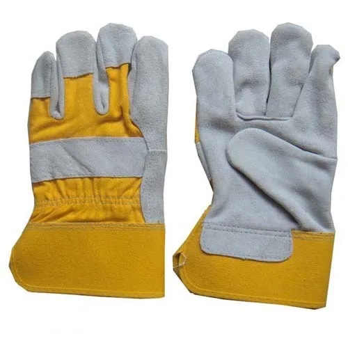 Cow Split Leather Work Gloves Driver Gloves Multifunction Truck Warehouse Garden Farm Men Women Outdoor Work Gloves