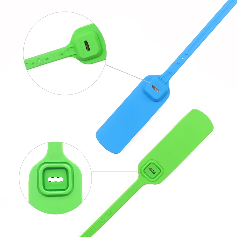 PN-PS2101 пластиковые пронумерованные охранные пломбы для водонепроницаемый пользовательские премиум красный банка с пластиковой пломбой одежды логотипом