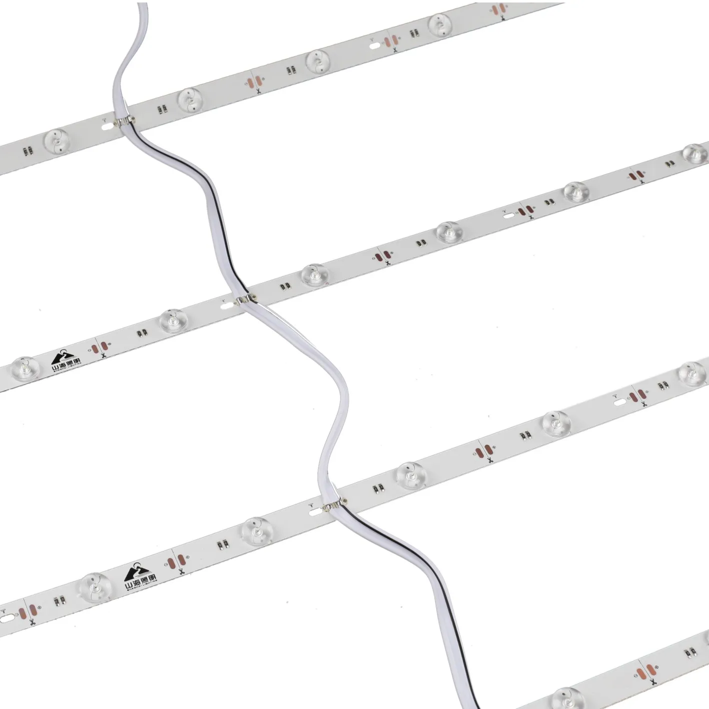 Китайская Фабрика демонстрация дисплея многоцветная светодиодная лента 12 В 2835 рекламный дисплей 3 м Светодиодная