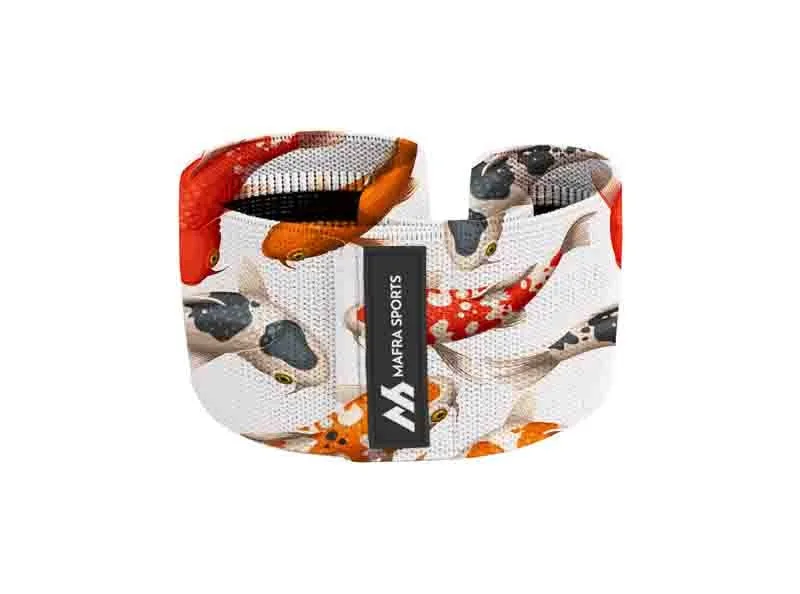 Marble resistance band set, custom pattern wholesale hip booty circle loop resistance band fitness set