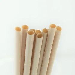 Low MOQ Compostable Plant Based Individually packaged Straws