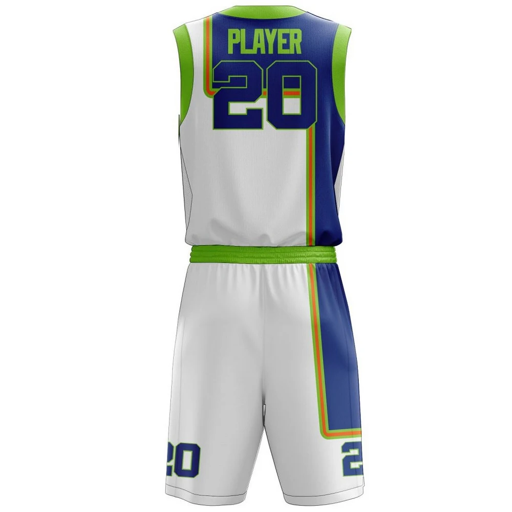 Sublimation Basketball Wear Clothes T Shirt Vests & Shorts Team Uniforms Set | Embroidery Patch New Style Design Basketball Kit