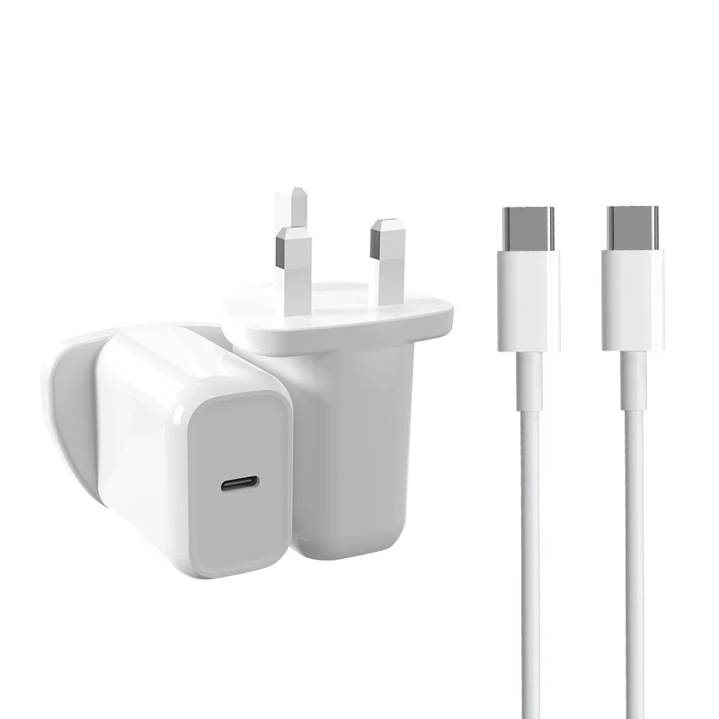 ST611-UK PD 20W usb  type c fast charging phone charger UK portable travel adaptor charger wall charger