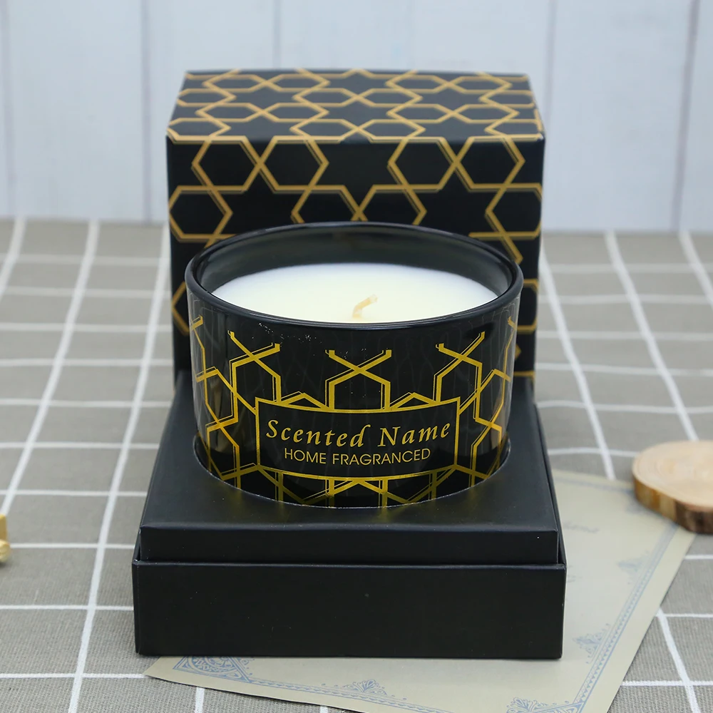 Candles Private Label Scented Holiday Using Material Natura 380g Smokeless Feature Price Competitive Soy Wax Scented Candle