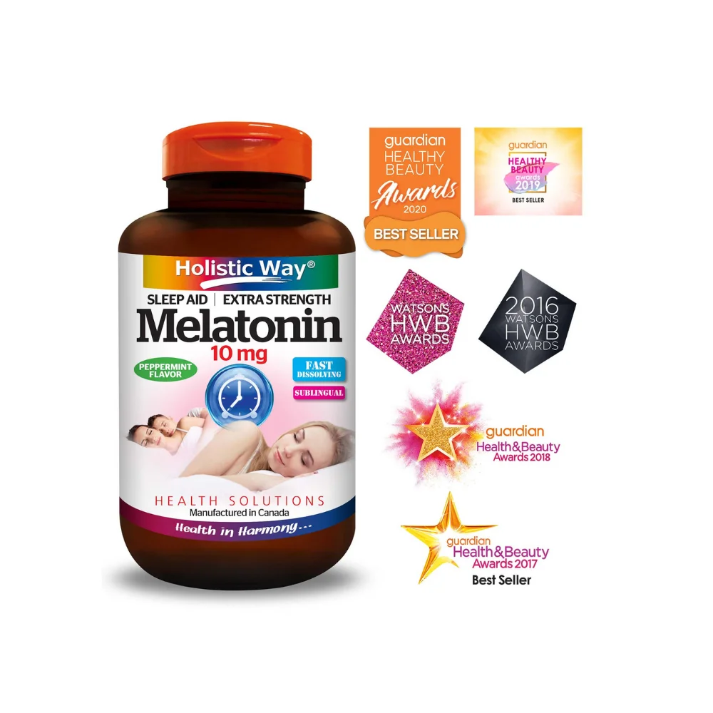 Новозеландский мелатонин 10 мг (30 таблеток) улучшает память и качество сна комплексный способ