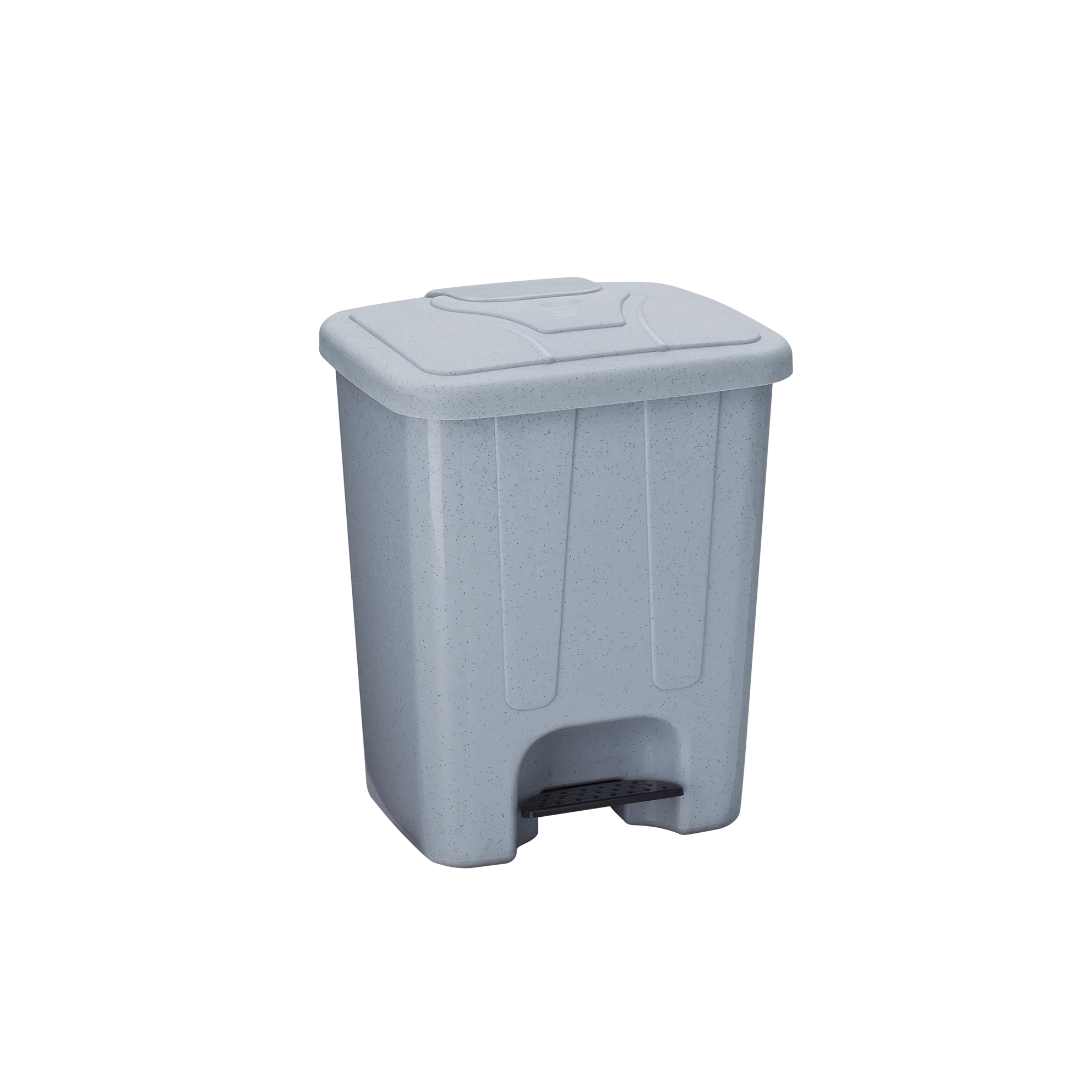 Amazon Hot Selling Plastic Durable Cornered Pedalled Dustbin 17 Lt.