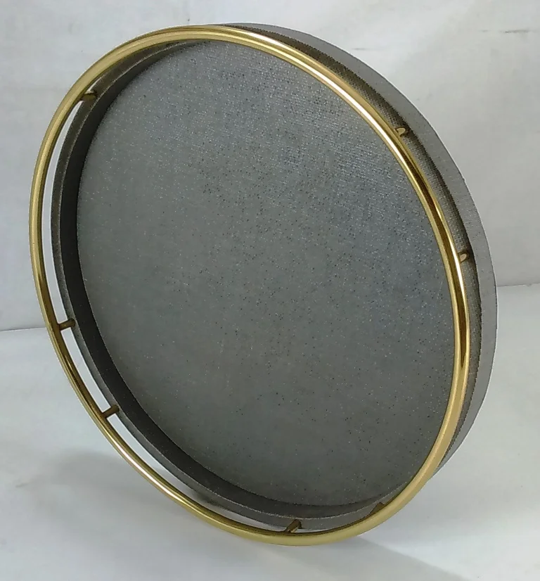  Декоративный уголь 0 51x0 06 сервировочный шпон края из искусственной рафии круглый поднос