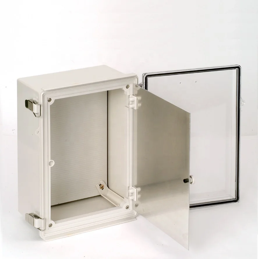 Waterproof Plastic Enclosure IP67, Junction box, Hinged cover, Made in korea