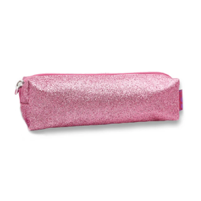 2022 NEW Stationery pen case pencil  storage bag writing box many colors FELT bags with Glitter BLUE