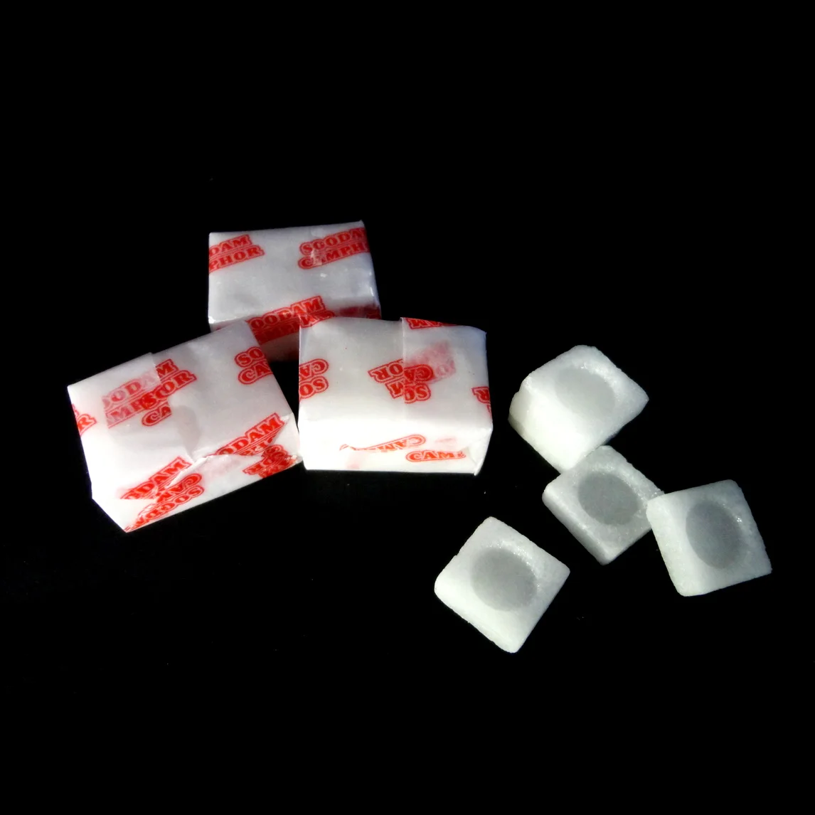 Best Selling Floatable Solid Full Smoke Camphor Tablets 1KG Bulk Plastic Bag Packages