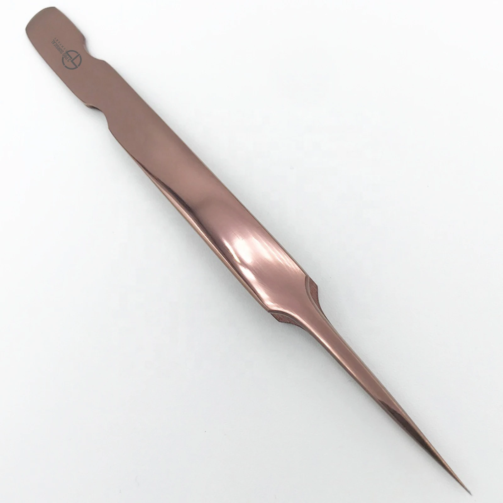 Пинцет для наращивания ресниц 3 Pro пинцет с накладными желтыми блестками мультиплазменный русский объем индивидуальным логотипом и упаковкой