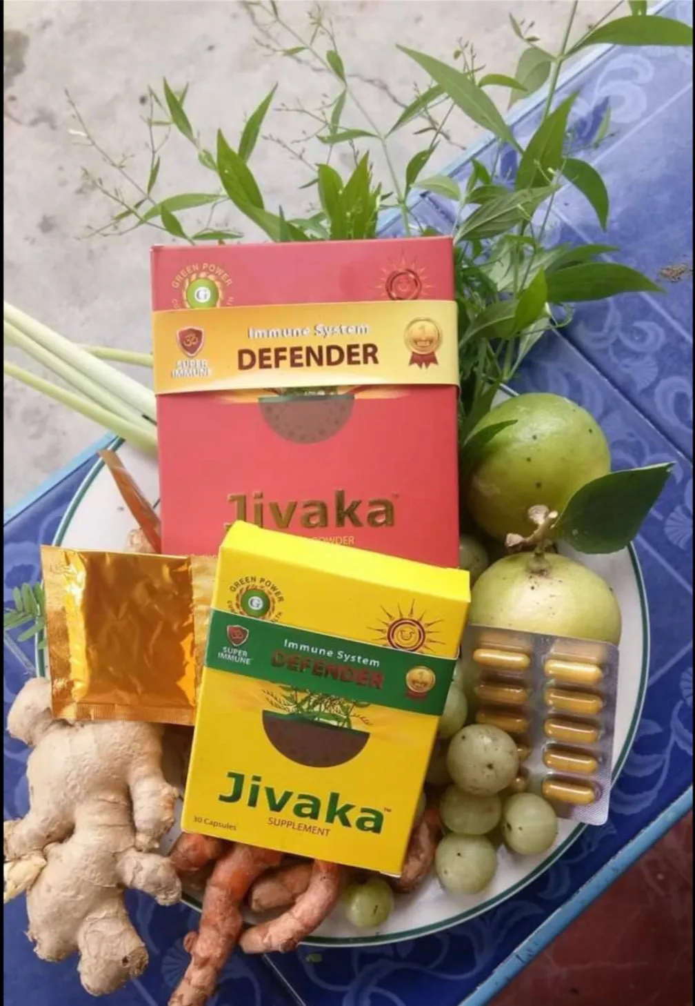 Natural Herbal Yellow Jivaka Collagen Capsules Tablets Good for Health from Thailand with Factory Price
