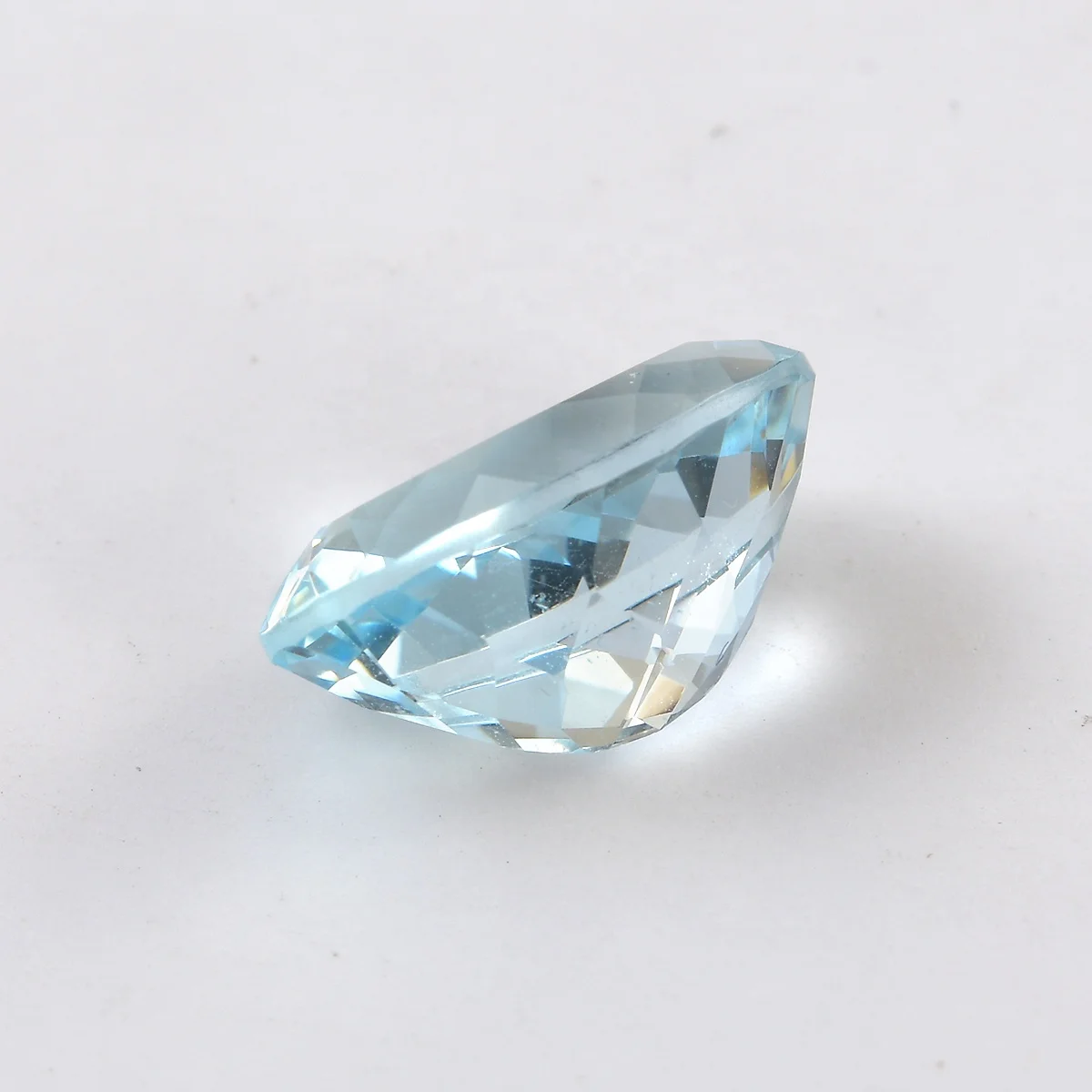 14x10mm faceted oval wholesale natural aquamarine oval loose gemstone for making jewelry deal price bulk sale