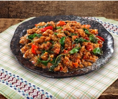 Plant Based meat free mince NON GMO soy product vegan