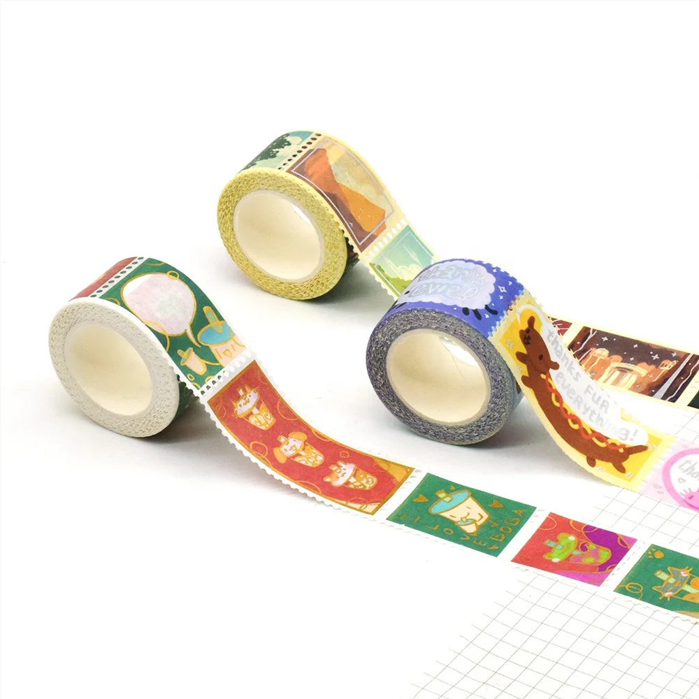Free Sample Masking Tape Galaxy for Teenager Diy Gold Foil Custom Washi Tape
