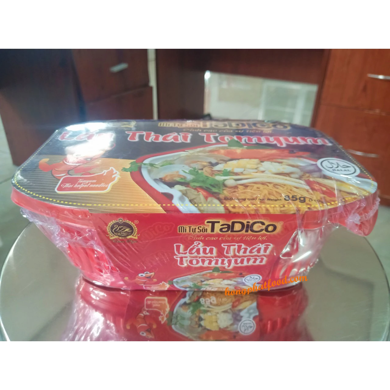 Tadico self heating/hot pot instant noodles - tomyum