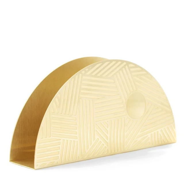 Antique Brass Metal Letter Holder Organizer Mail Rack