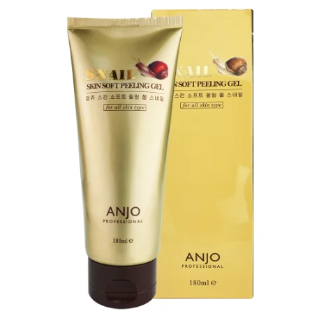 Korean Cosmetics ANJO Snail Skin Soft Peeling Gel blackhead Remover foam cleansing sebum pore care