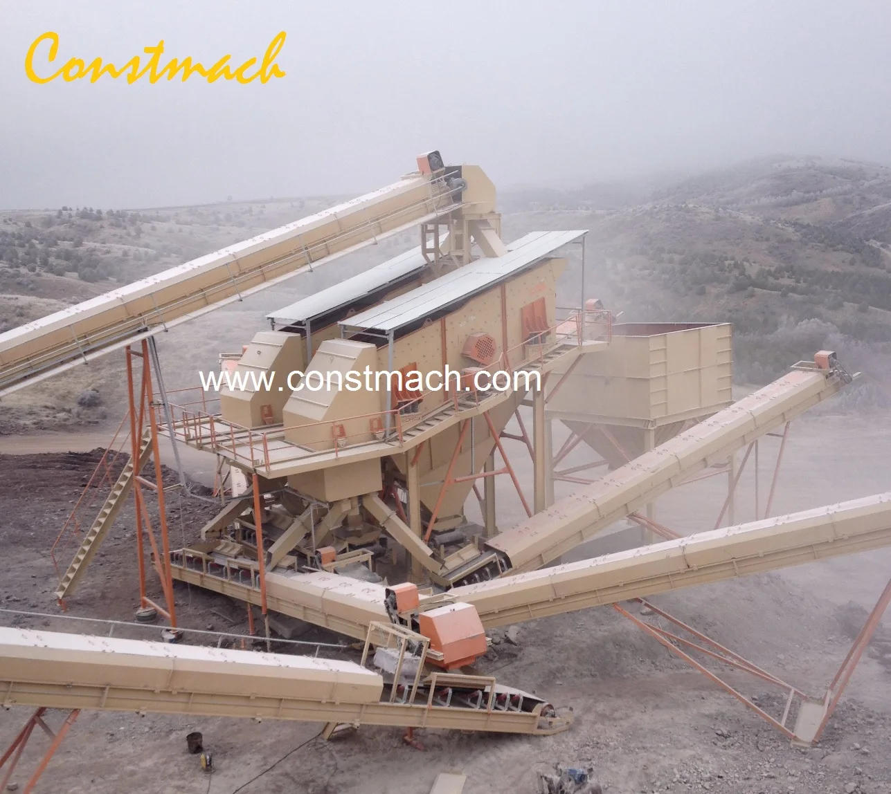250 Tph Capacity Crushing Screening Plant Quarry, Stone Crushing 250-300 T/h 10 Years FREE of Charge