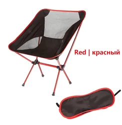 Travel Ultralight Folding Chair High Load Outdoor Camping Chair Portable Beach Hiking Picnic Seat Fishing Tools Chair