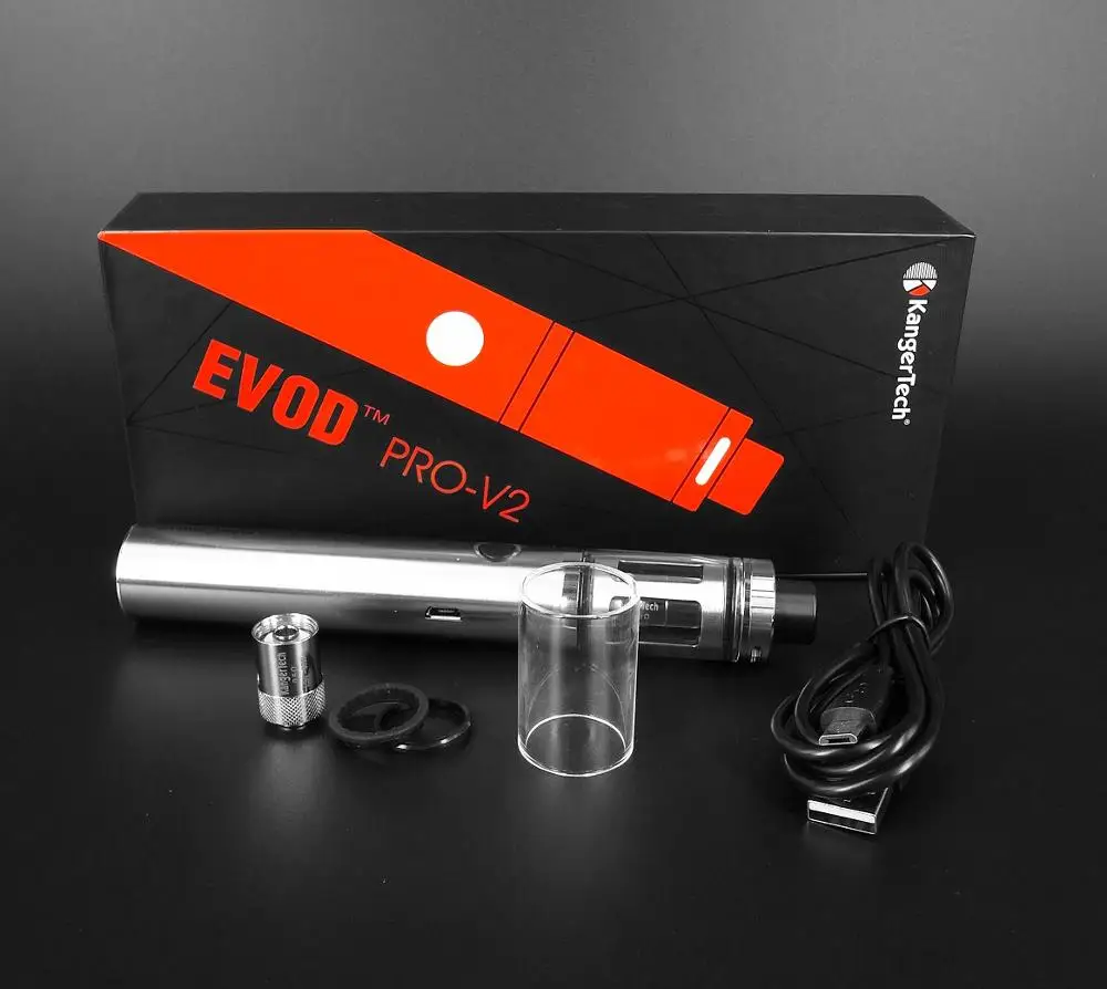 Электронная сигарета Kangertech Evod PRO V2, лидер продаж, стартовый набор для вейпа, катушка-бак kanger clocc
